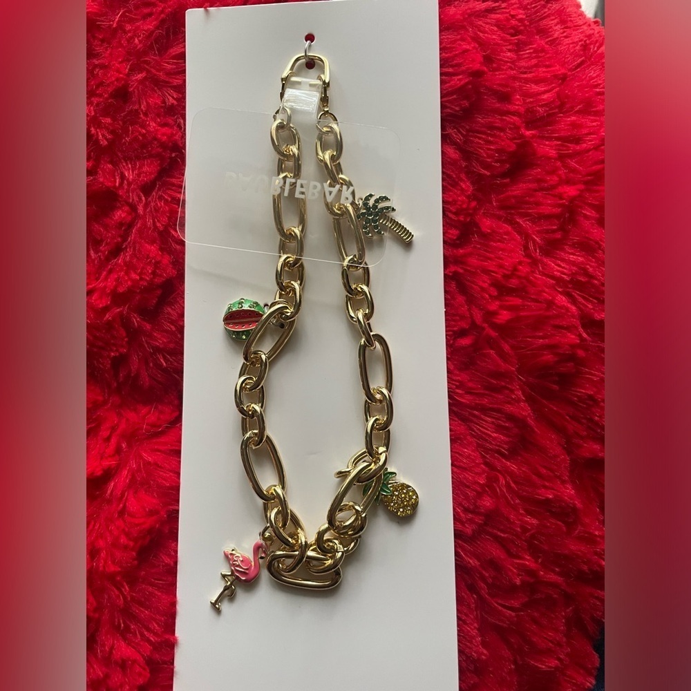 BaubleBar Gold Phone Charm Wristlet with Fun Accents - Picture 3 of 7